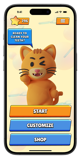 GlowBrush App Screen 1